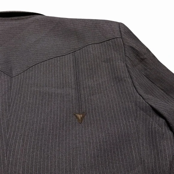 Vintage Tregos Westwear Brown Blazer Men's Size 44‎ Western Sport Coat USA Made - Picture 7 of 14